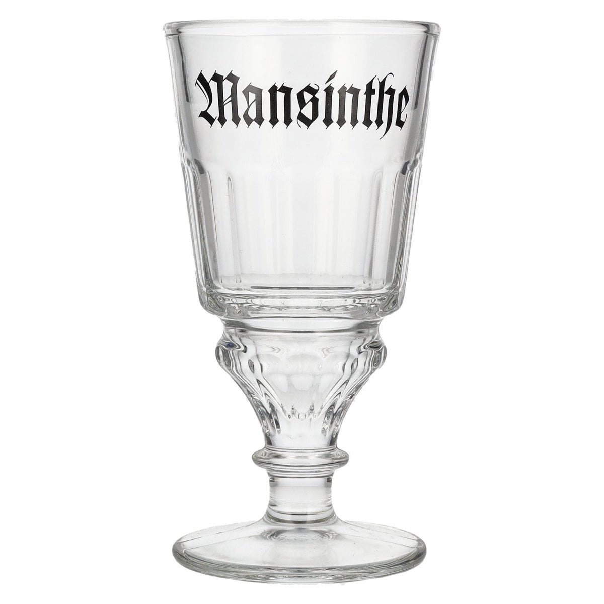 Pontarlier Mansinthe absinthe glass, unmarked
