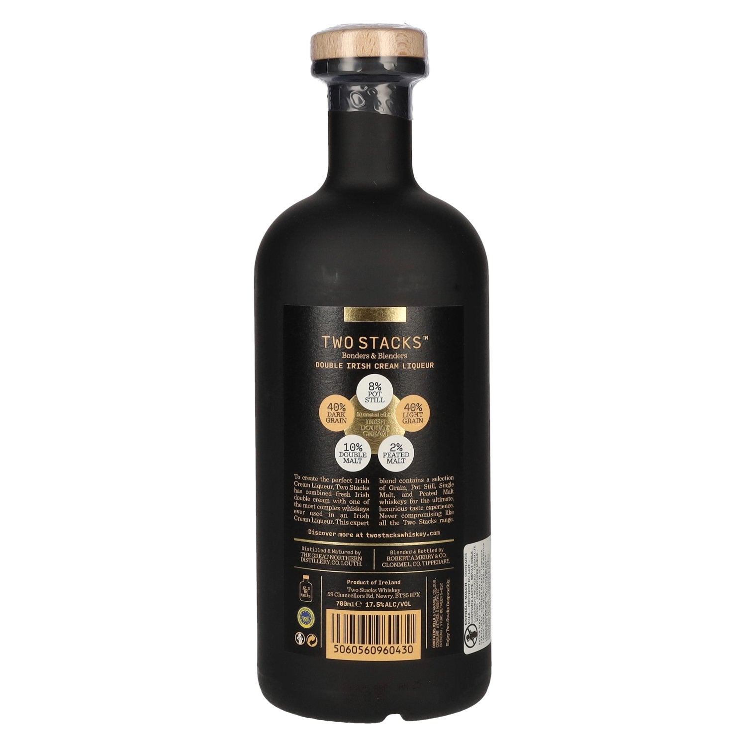 Two Stacks Double Irish Cream Liqueur 17,5% Vol. 0,7l