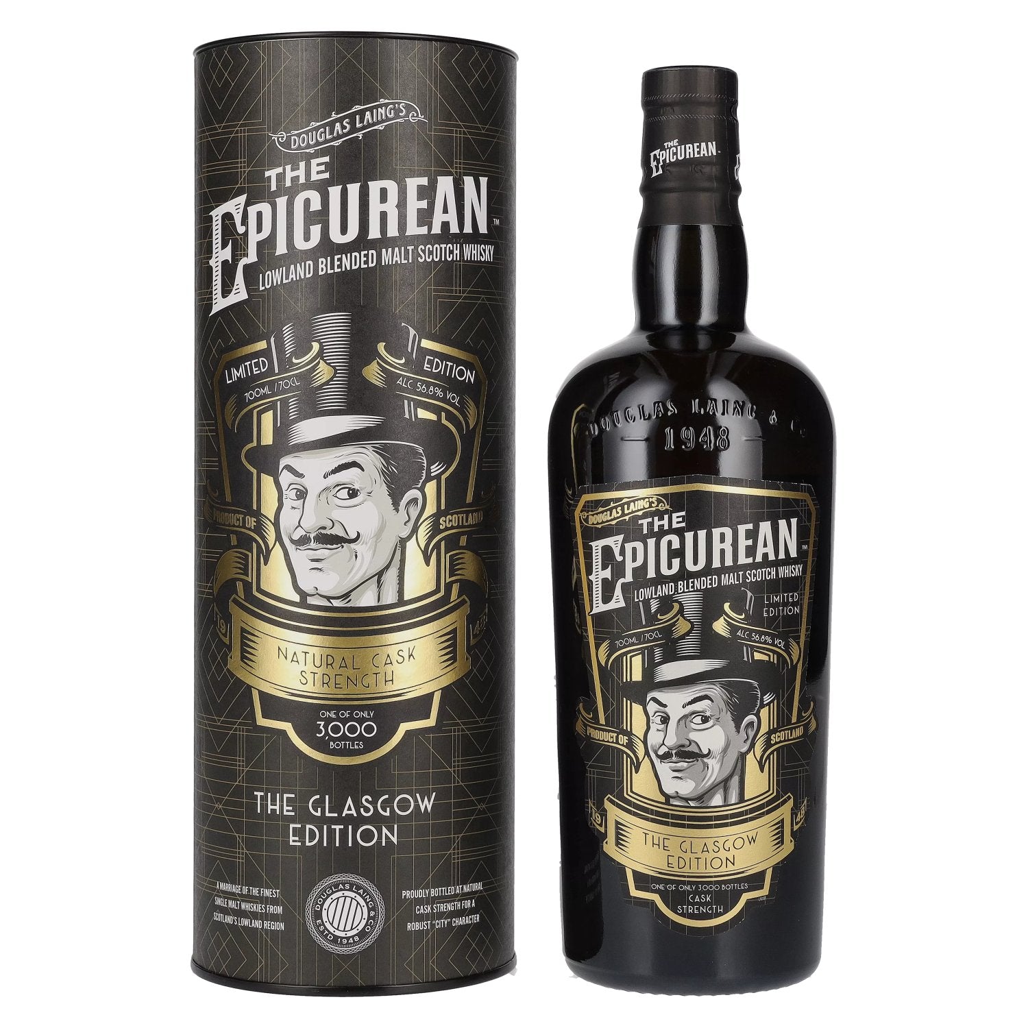 Douglas Laing THE EPICUREAN Glasgow Limited Edition 2022 56,8% Vol. 0,7l in Geschenkbox