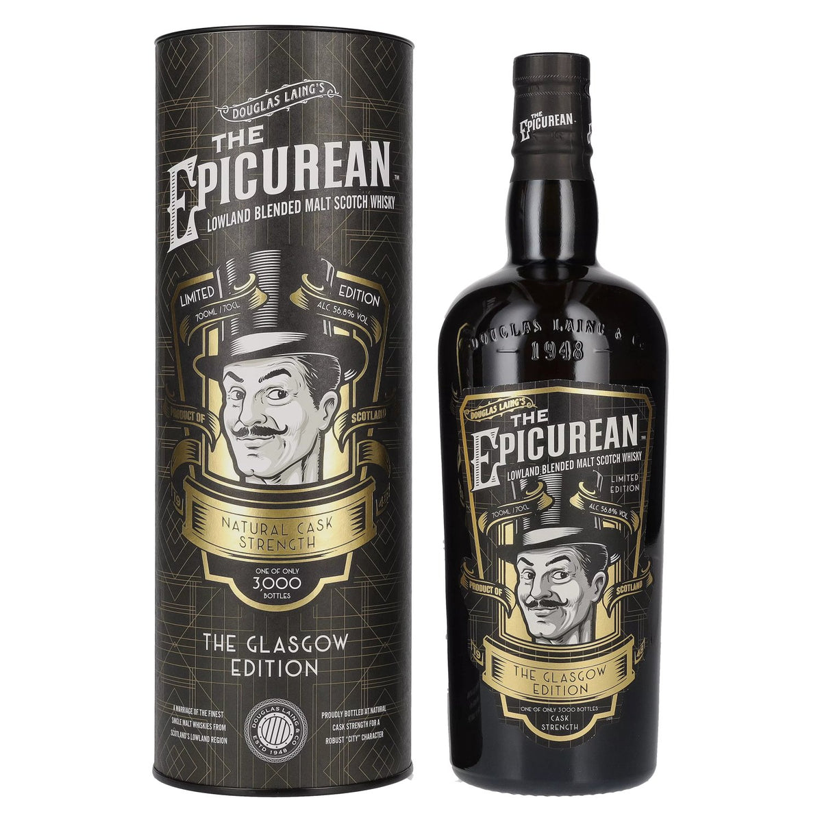 Douglas Laing THE EPICUREAN Glasgow Limited Edition 2022 56,8% Vol. 0,7l in Geschenkbox