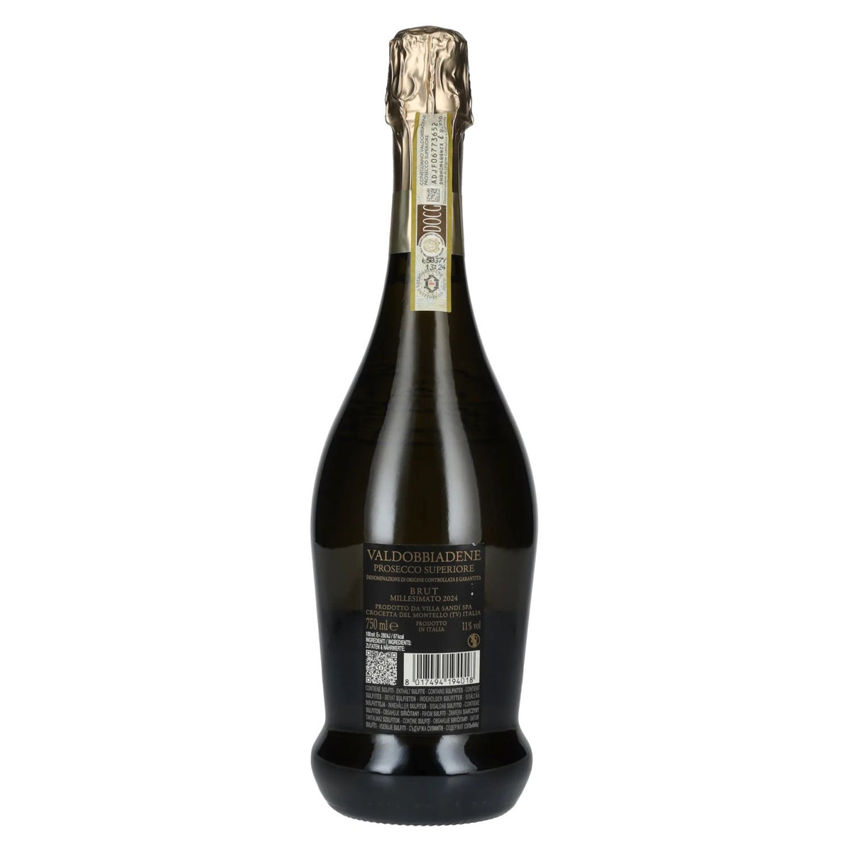 Villa Sandi Valdobbiadene Prosecco Superiore Brut Millesimato DOCG 2024 11% Vol. 0,75l