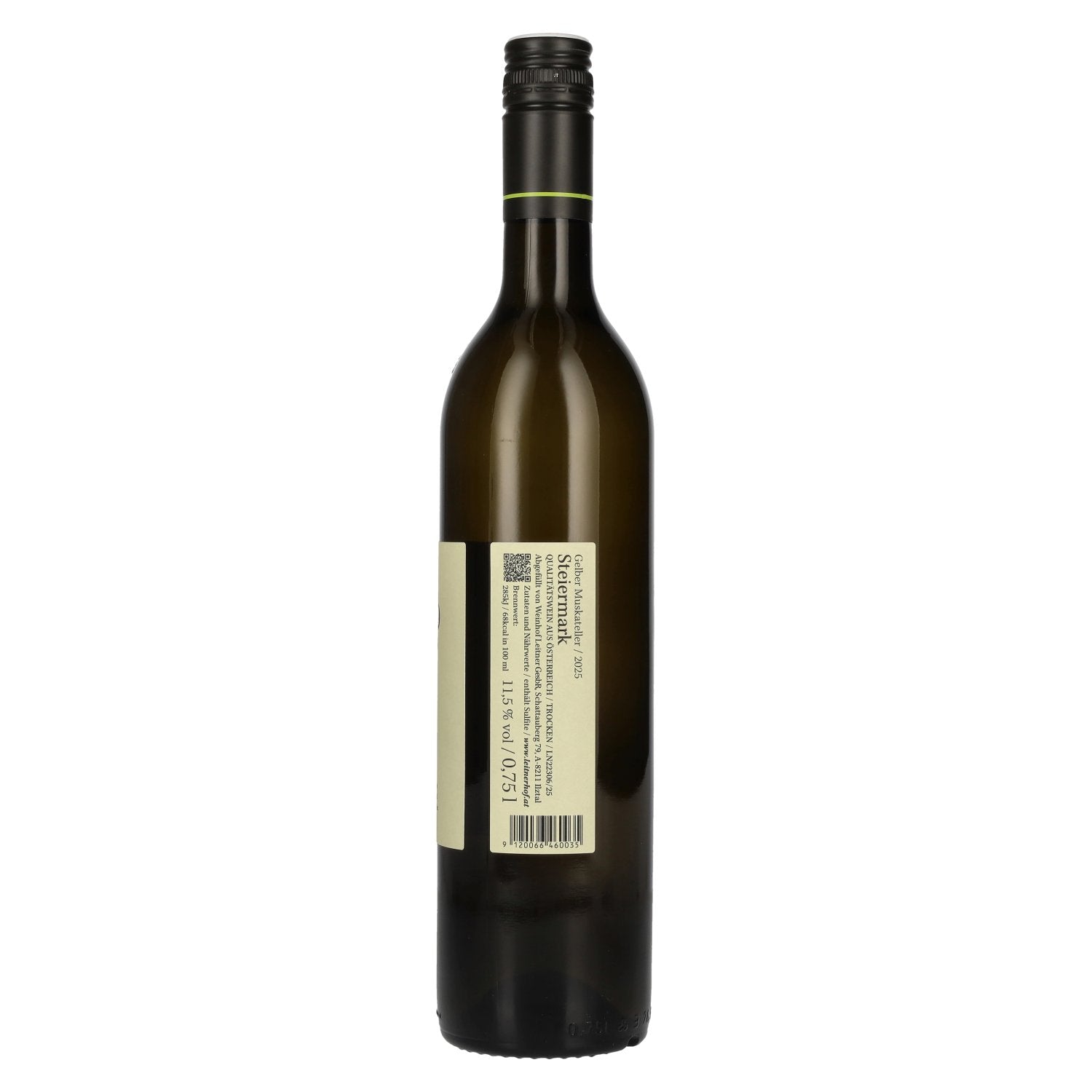 Leitner Gelber Muskateller Styria 2025 11,5% Vol. 0,75l