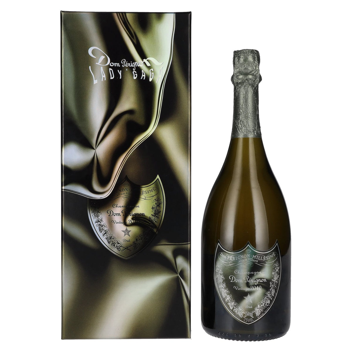 Dom Pérignon Champagne LADY GAGA Brut Vintage 2010 12.5% ABV 0.75l in a gift box