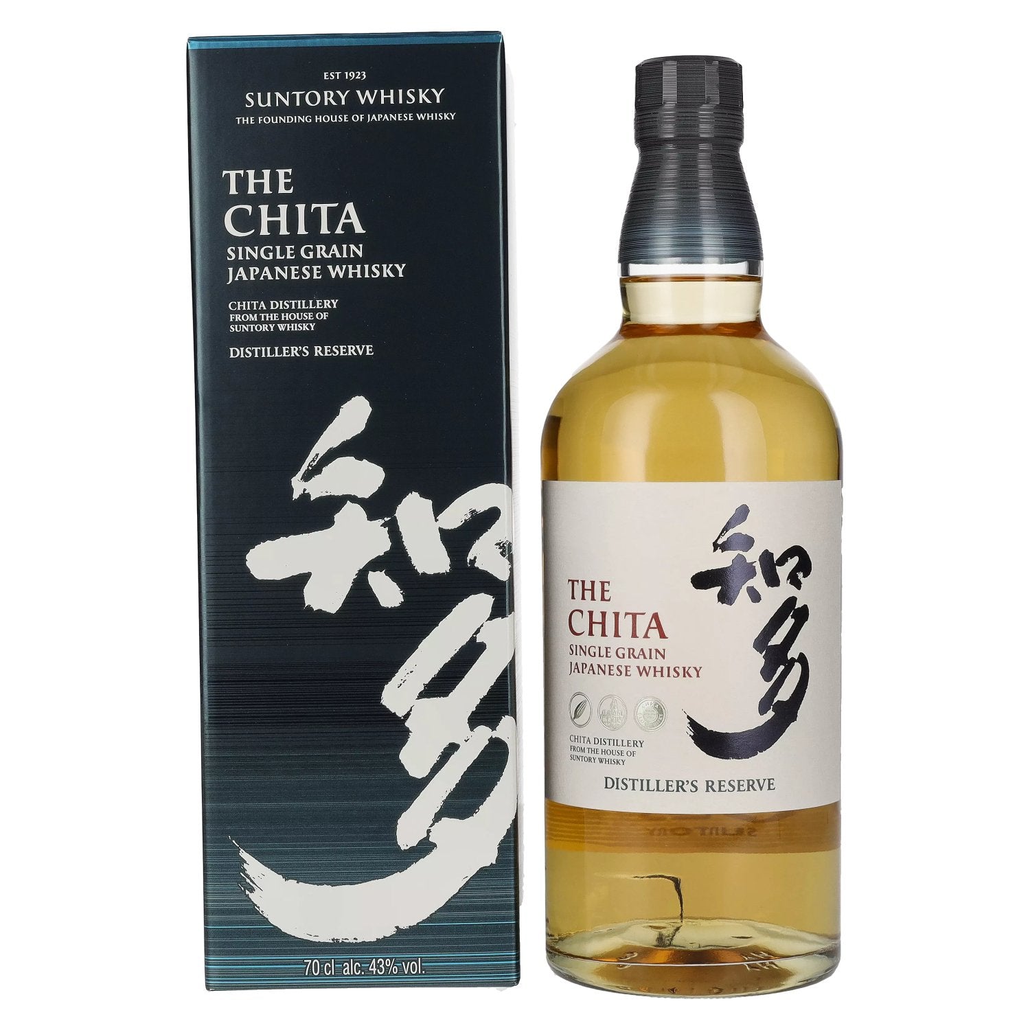 Suntory Whisky THE CHITA Single Grain Japanese Whisky 43% Vol. 0,7l in gift box