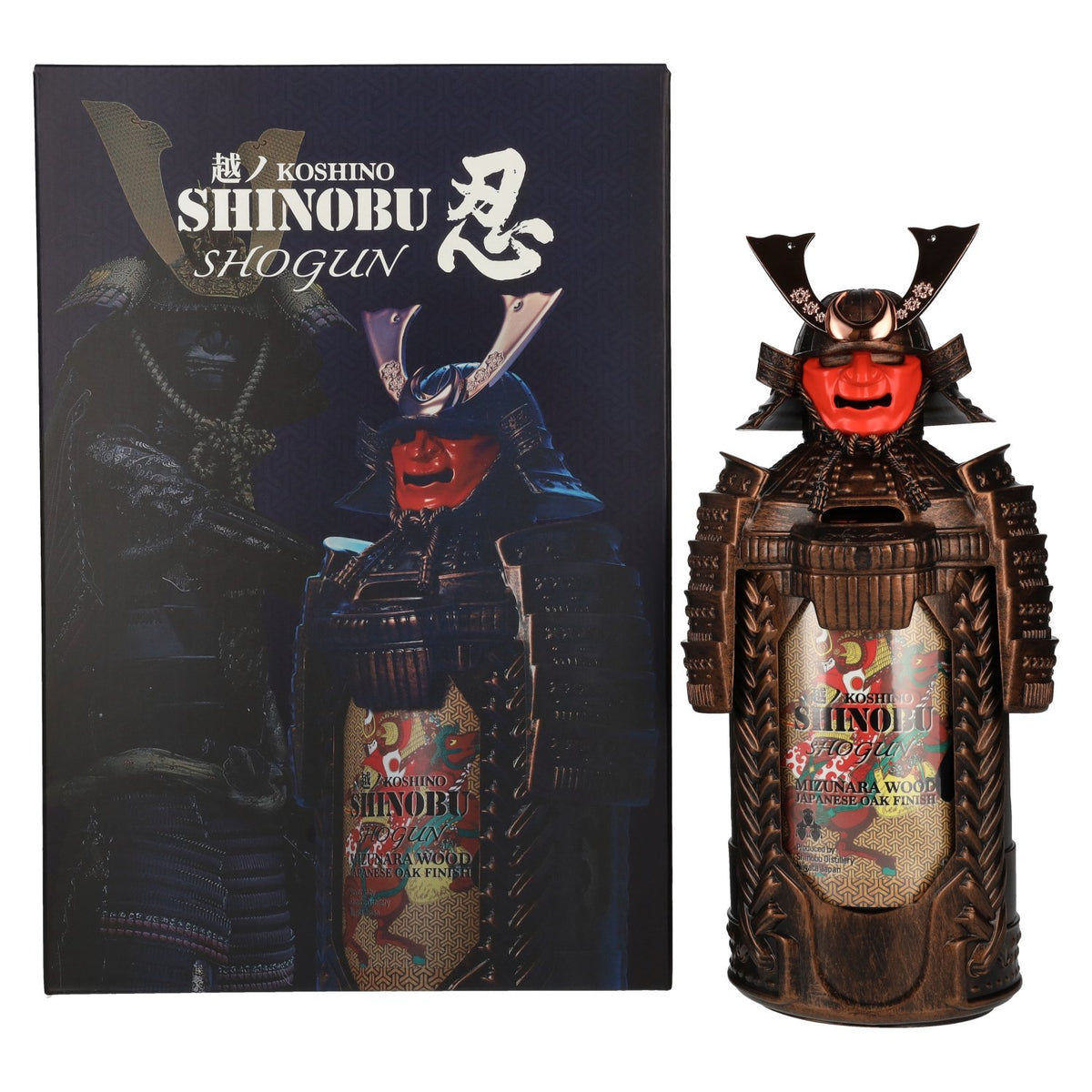De Koshi-No Shinobu SHOGUN Blended Whisky Mizunara Oak Finish 43% Vol. 0,7l in geschenkverpakking