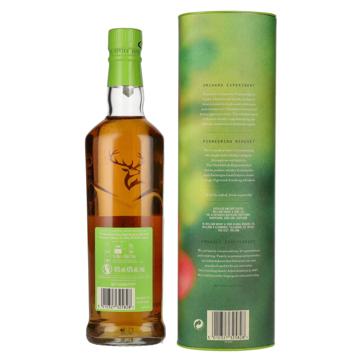 Glenfiddich ORCHARD EXPERIMENT Single Malt Scotch Whisky 43% vol. 0.7l in a gift box