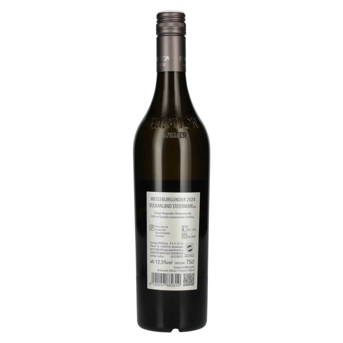 Weinhof Ulrich Pinot Blanc, Vulkanland Styria DAC 2024, 12.5% ABV, 0.75l