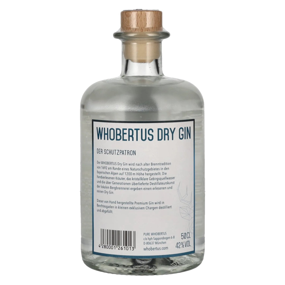 Whobertus Dry Gin 42% vol. 0,5 l