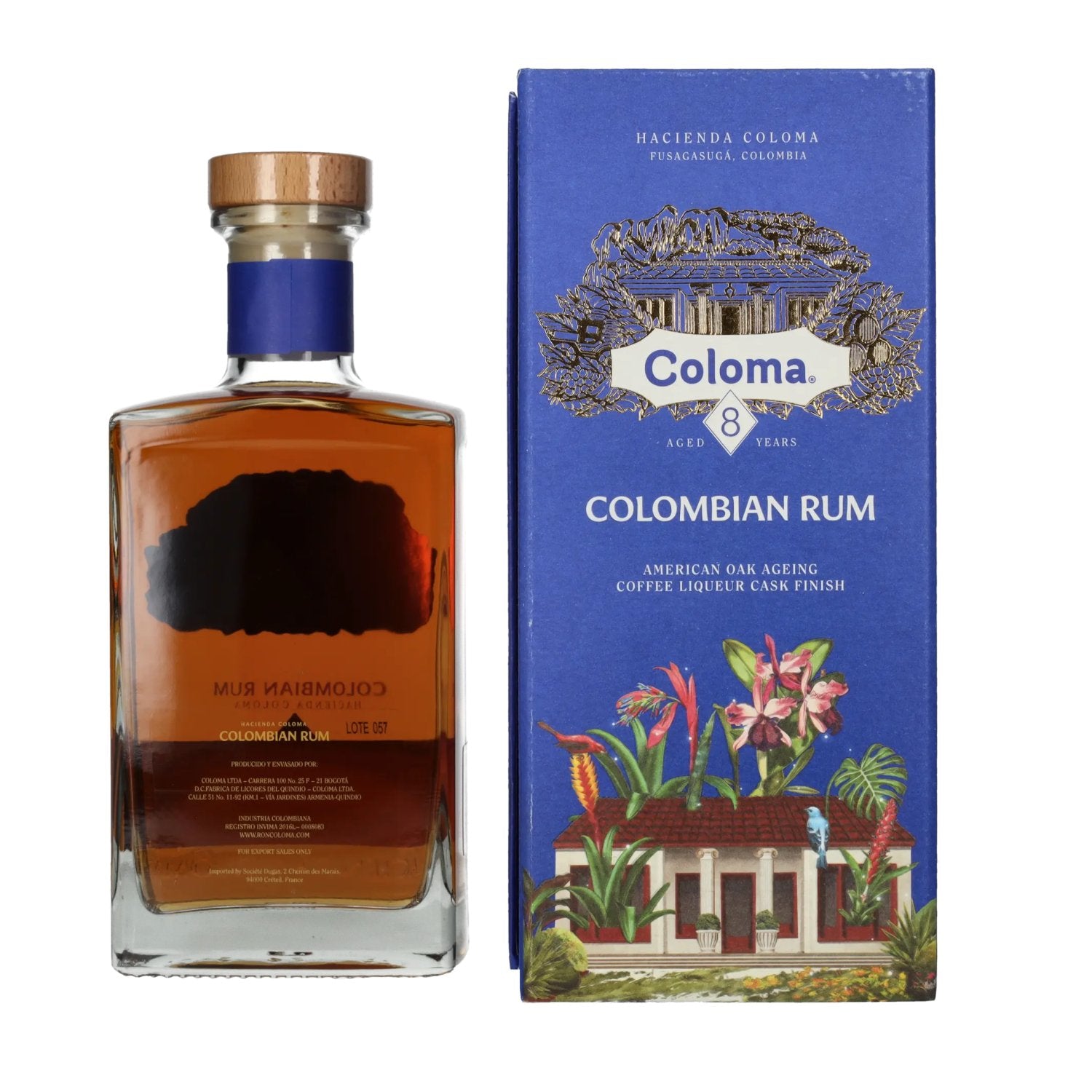 Ron Coloma 8 Years Old 40% Vol. 0,7l en boîte cadeau