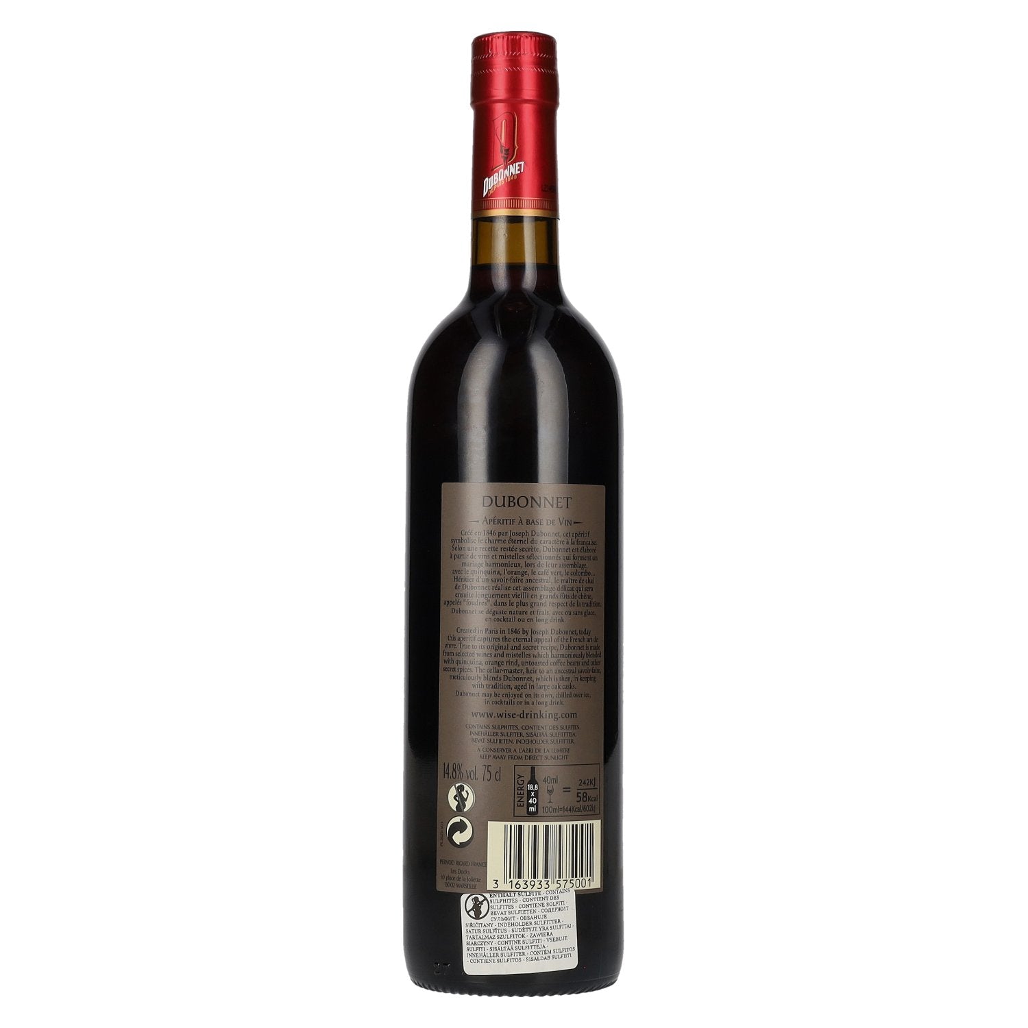 Dubonnet Rouge 14,8% Vol. 0,75l