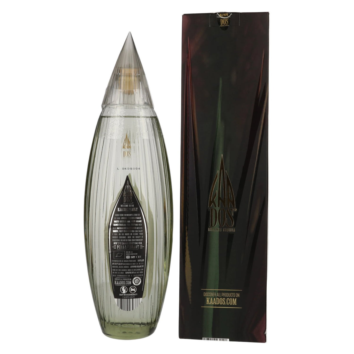 Kaa Dos Selection Organic Tequila BLANCO 100% Puro de Agave Azul 40% Vol. 0,7l in gift box
