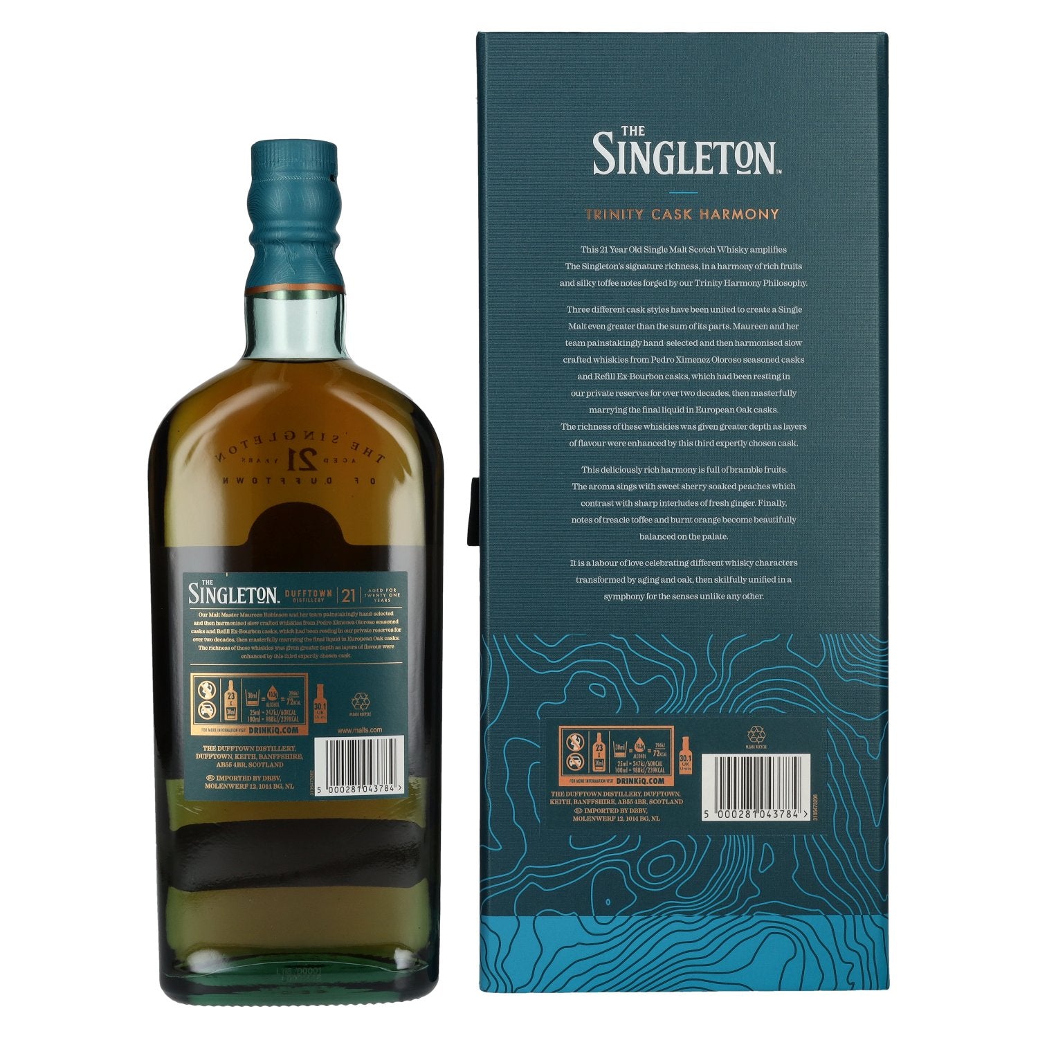 The Singleton Dufftown 21 Years Old TRINITY CASK HARMONY 43% Vol. 0,7l in gift box