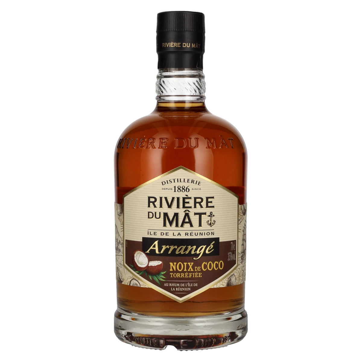 Rivière du Mât Arranged Roasted Coconut 35% vol. 0.7 l