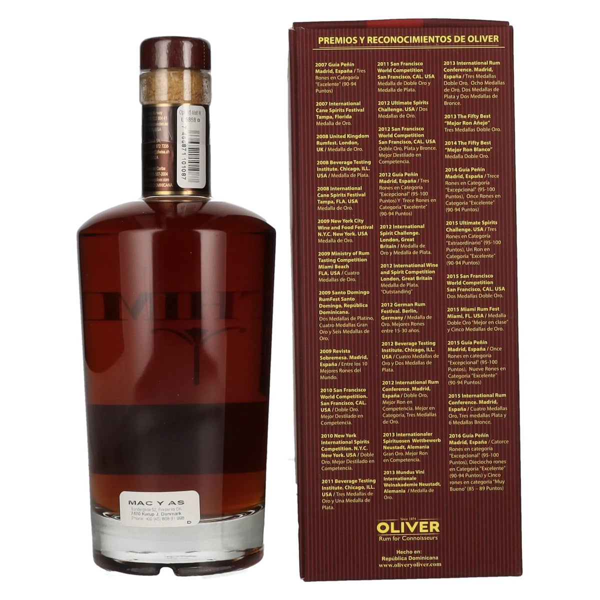 Opthimus 15 Solera Malt Whisky Finish 43% vol. 0,7 l in geschenkverpakking