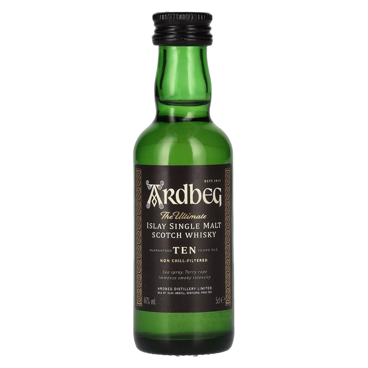 Ardbeg TEN Jaar Oude Islay Single Malt 46% Vol. 0,05l