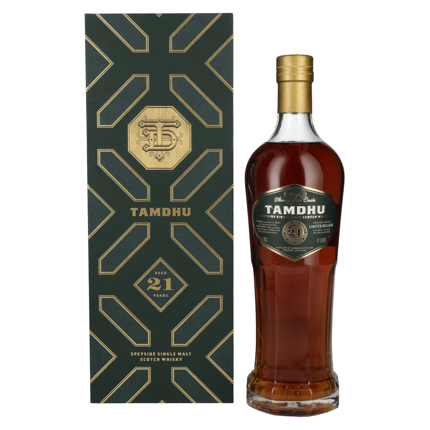 Tamdhu 21 Years Old Speyside Single Malt Limited Release 47,5% Vol. 0,7l in Geschenkbox