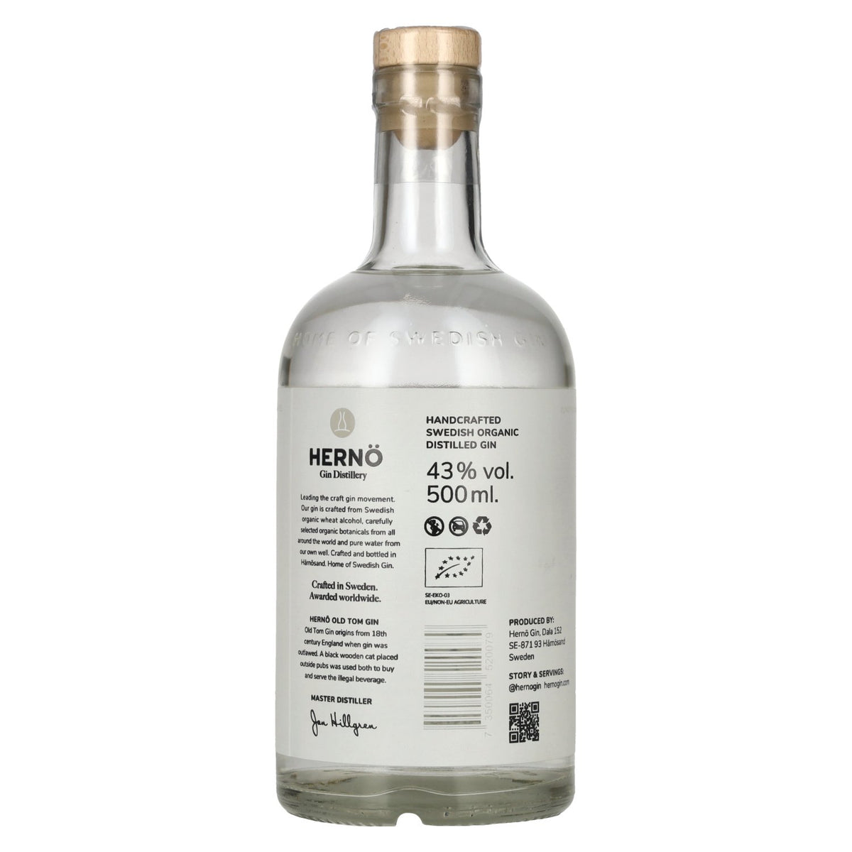 Hernö OLD TOM GIN 43% vol. 0,5 l