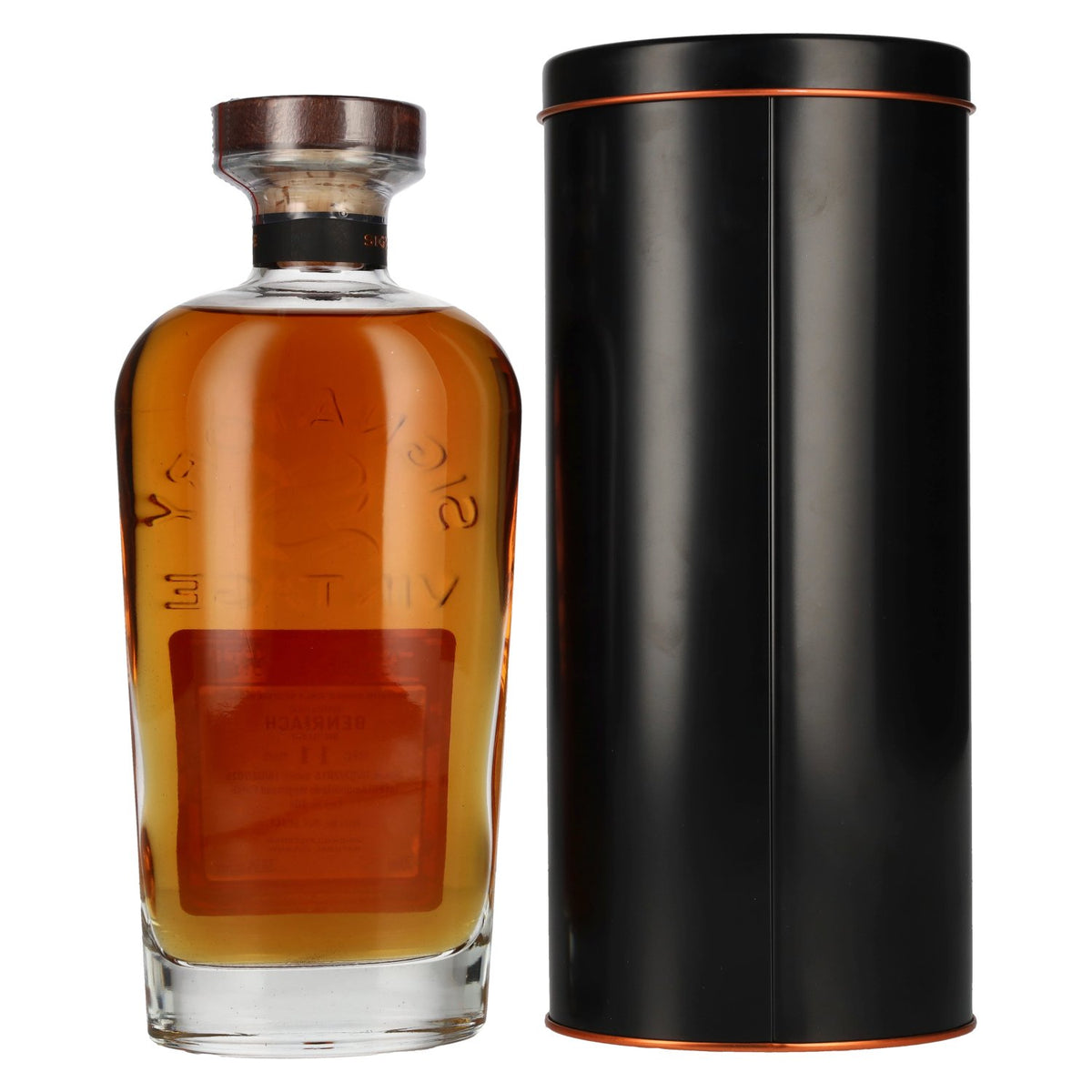 Signatory Vintage Benriach 11 Years Old Cask Strength Collection #104 2015 58,5% vol. 0,7 l in blikken doos