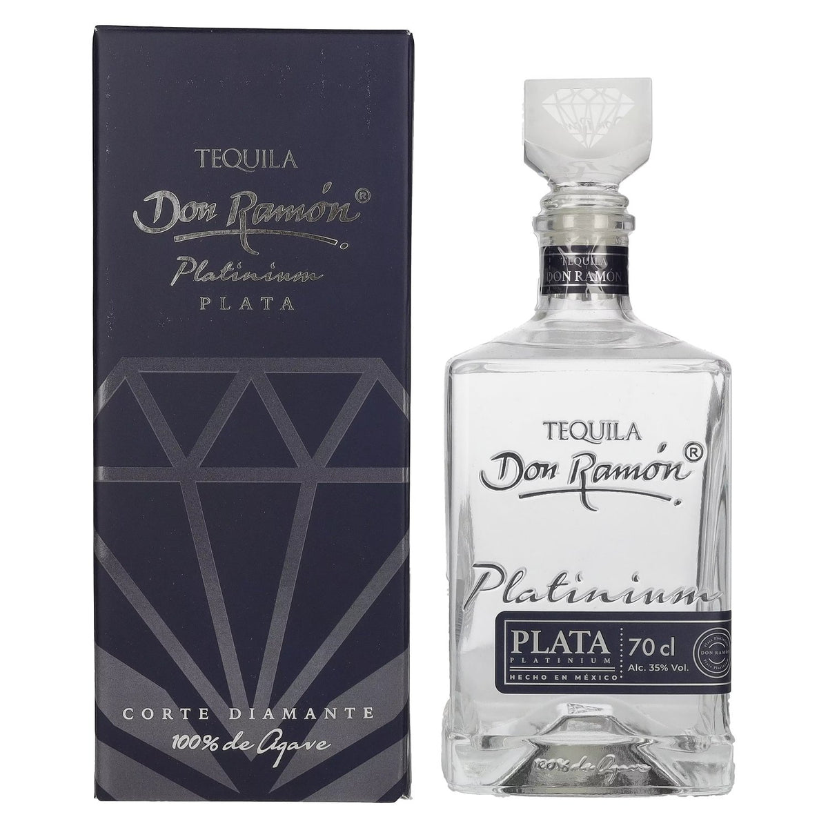 Don Ramón Platinum Plata 100% Agave 35% Vol. 0,7l in Geschenkbox