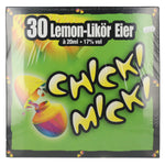 Liqueur Chicki Micki au citron et aux œufs, 17 % vol., 30 x 0,02 l, bouteille en PET