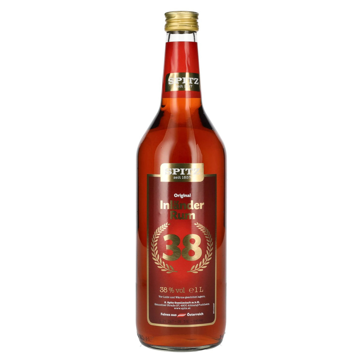 Spitz Domestic Rum 38% vol. 1 litre