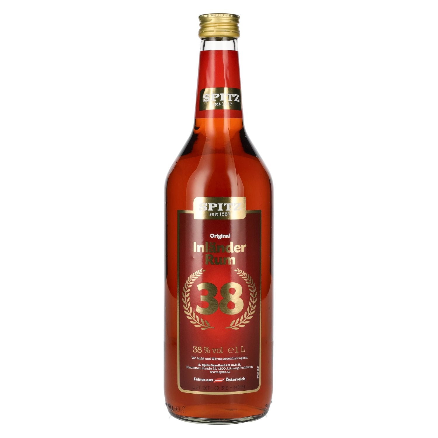 Spitz Domestic Rum 38% vol. 1 litre