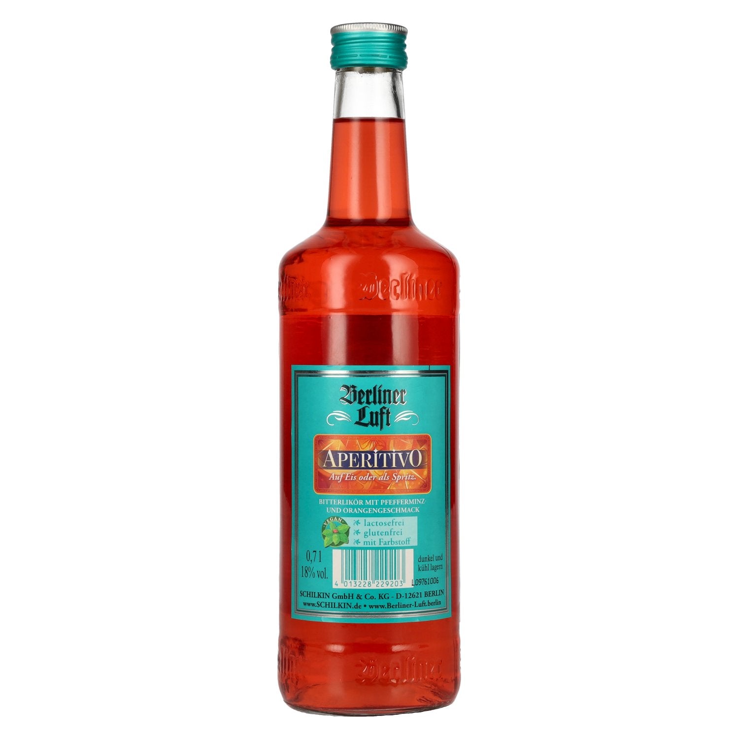 Berliner Luft APERITIVO Der Frische Pfefferminzlikör 18% Vol. 0,7l