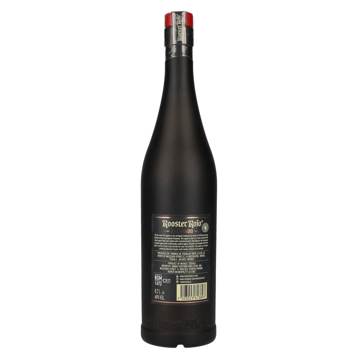 Rooster Rojo AHUMADO Tequila 100% Agave 40% ABV 0.7l