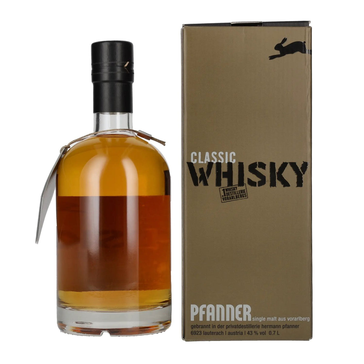Pfanner Classic Single Malt Whisky 43% ABV, 0.7 litres, in a gift box