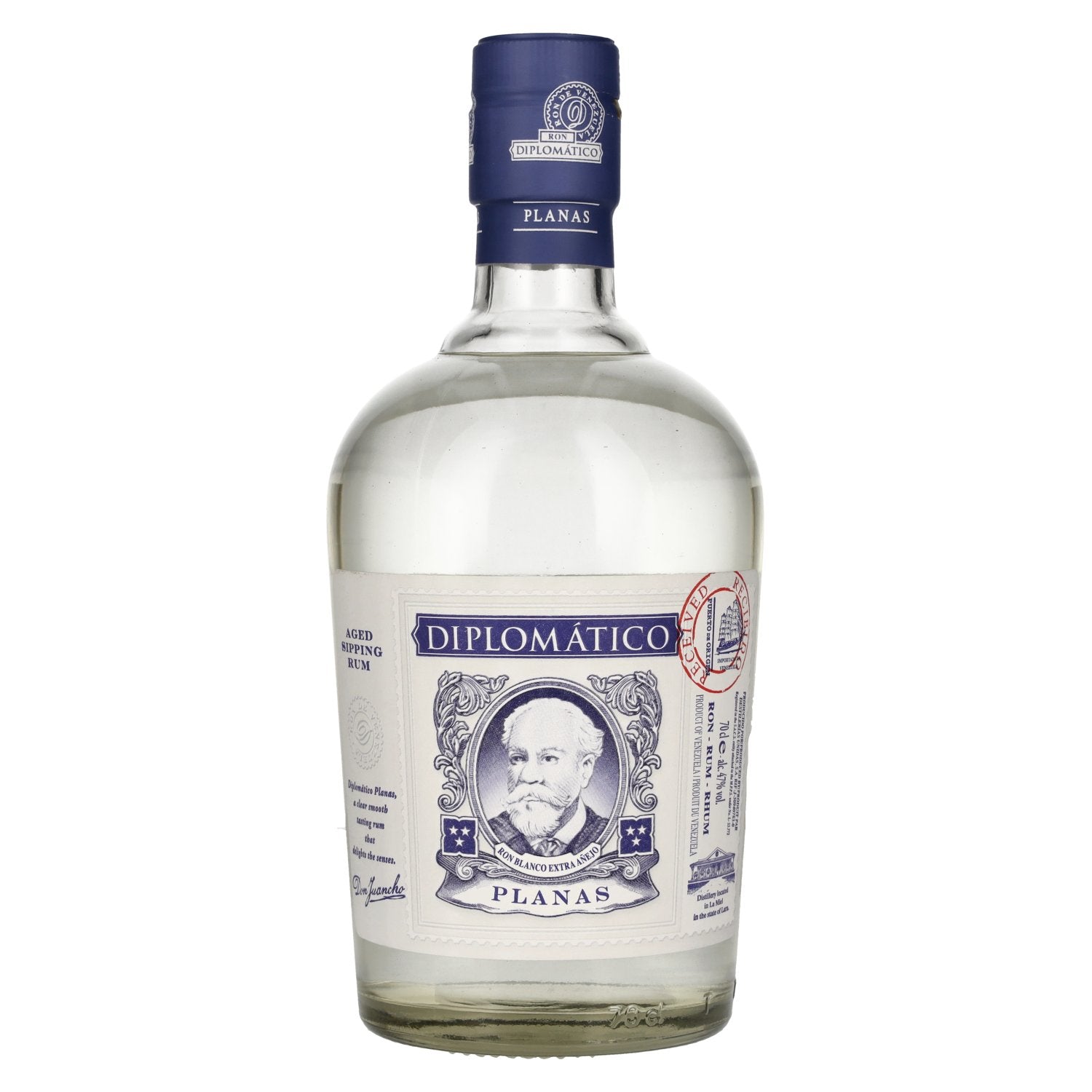 Diplomático PLANAS Ron Blanco Extra Añejo 47% Vol. 0,7l