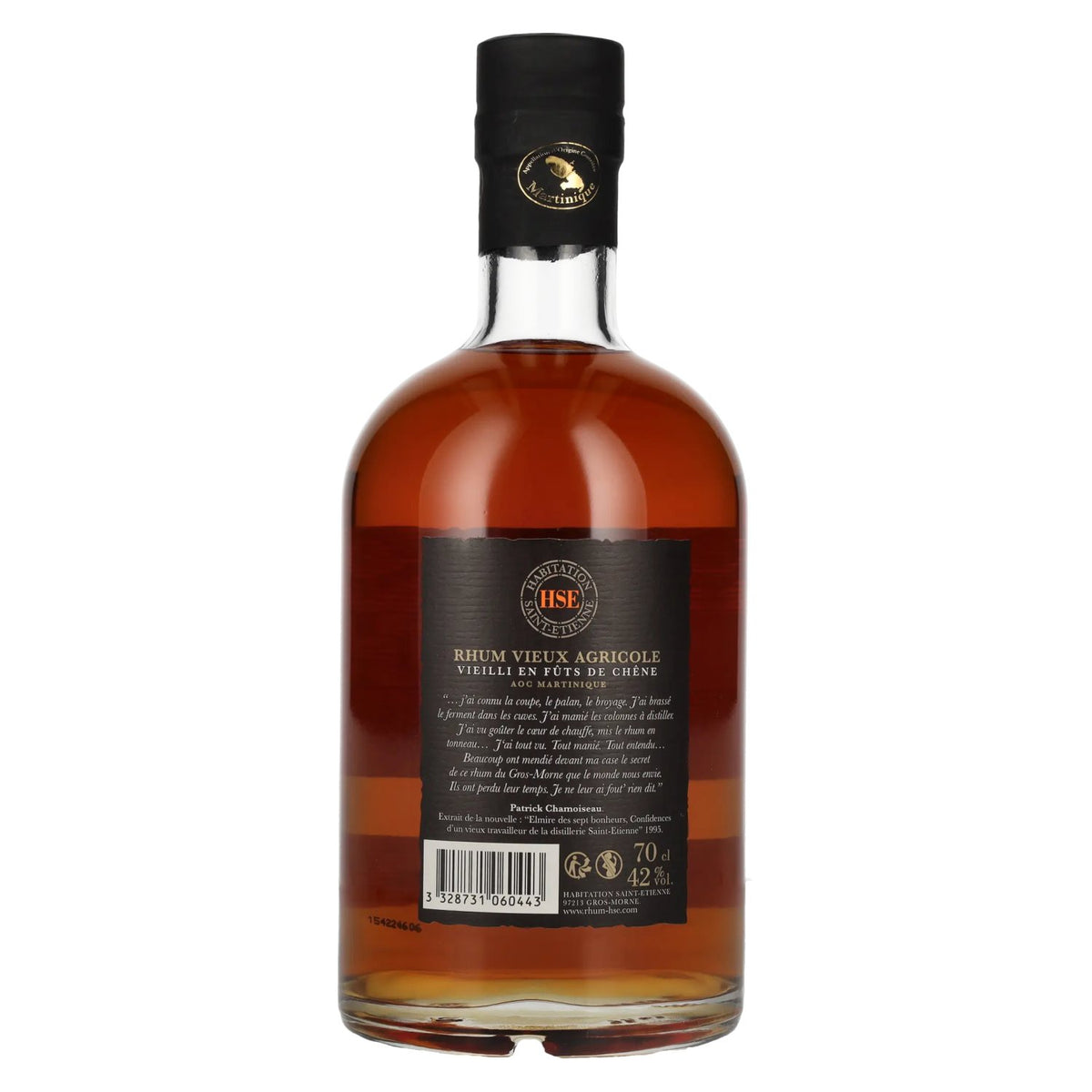 Rhum HSE Vieux Agricole Martinique 42% vol. 0.7 l