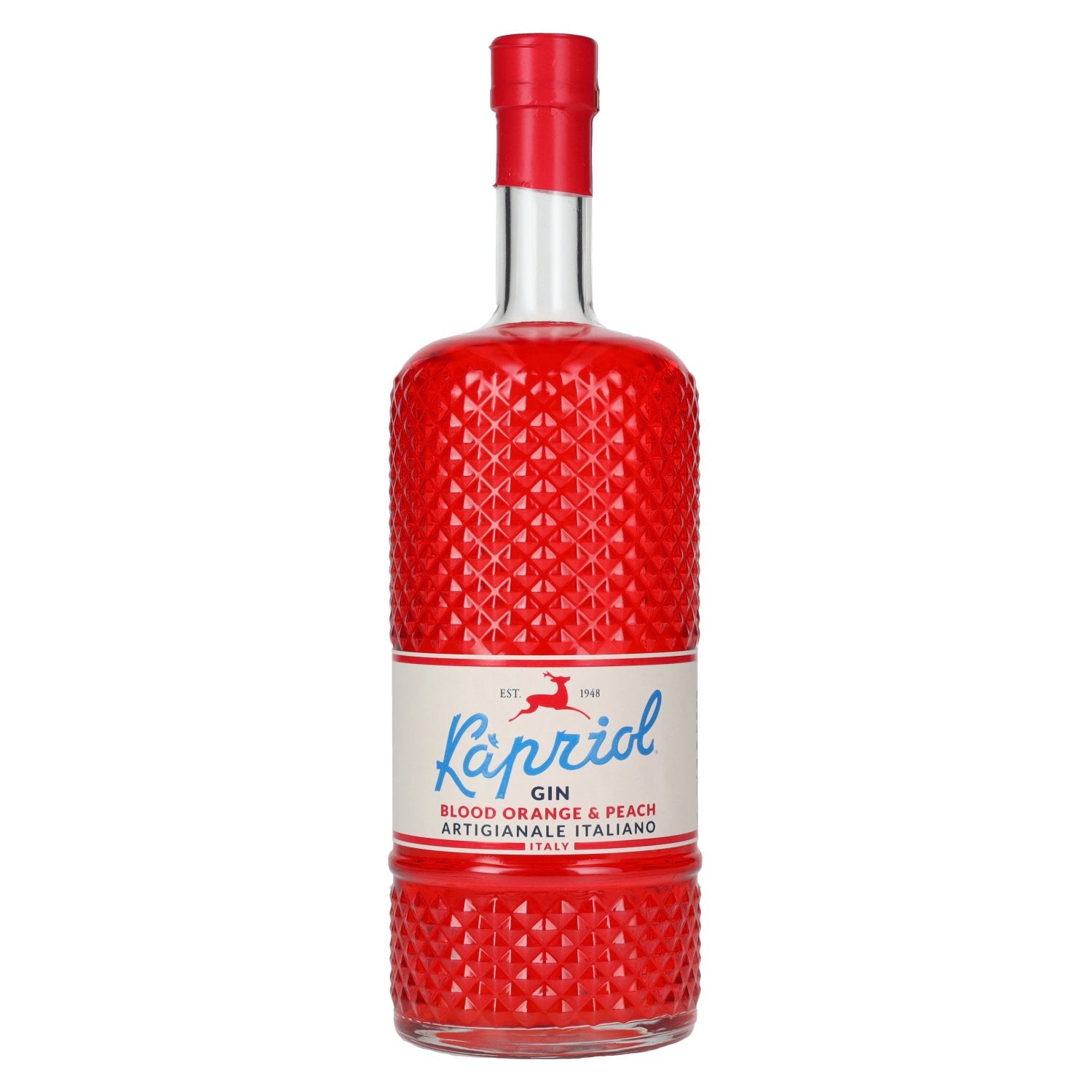 Kapriol BLOOD ORANGE &amp; PEACH Gin Artigianale Italiano 40,7% Vol. 0,7l
