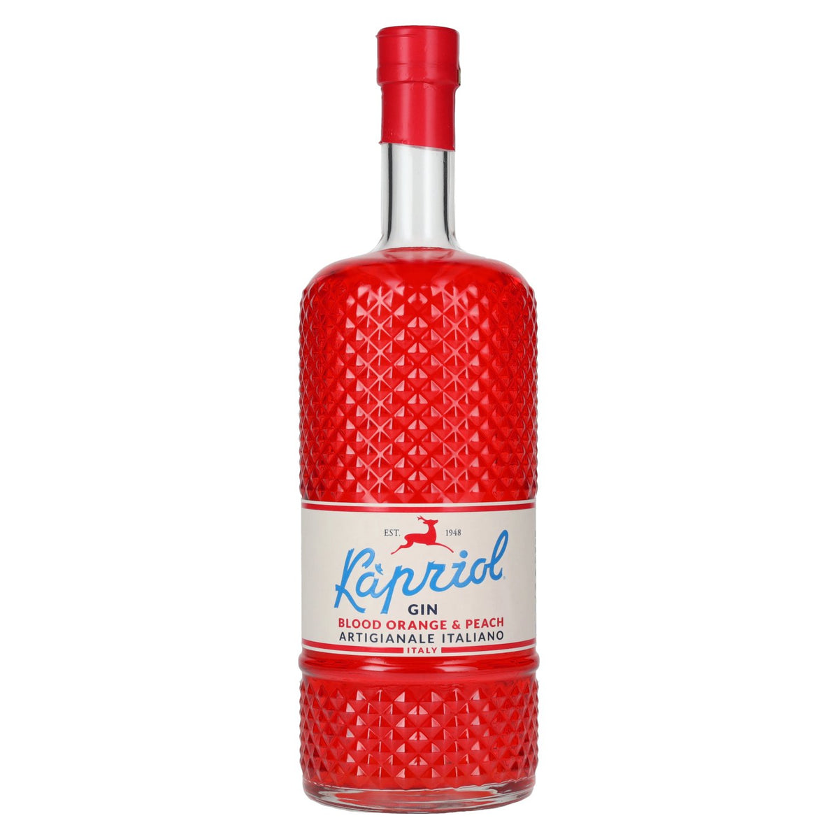 Kapriol BLOOD ORANGE &amp; PEACH Gin artisanal italien 40,7 % vol. 0,7 l