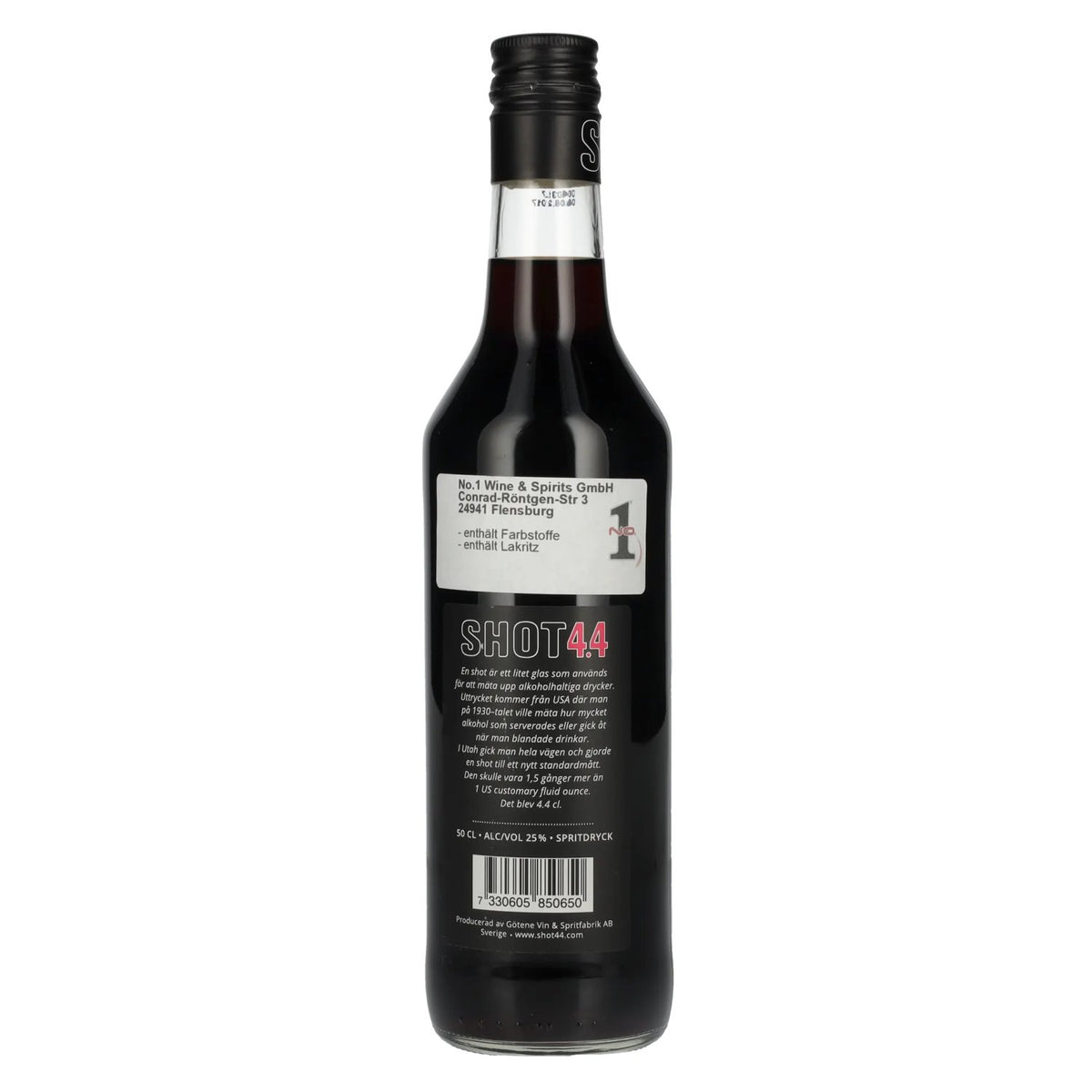 SHOT 4.4 Hallon Lakrits 25% Vol. 0,5l