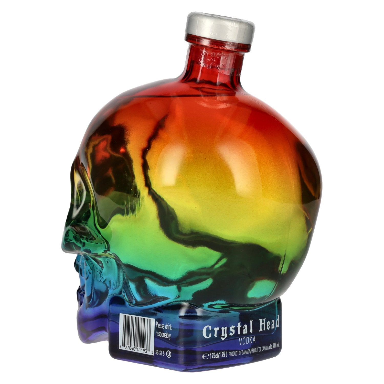 Crystal Head Vodka Pride Rainbow Limited Edition 40% vol. 1,75 l