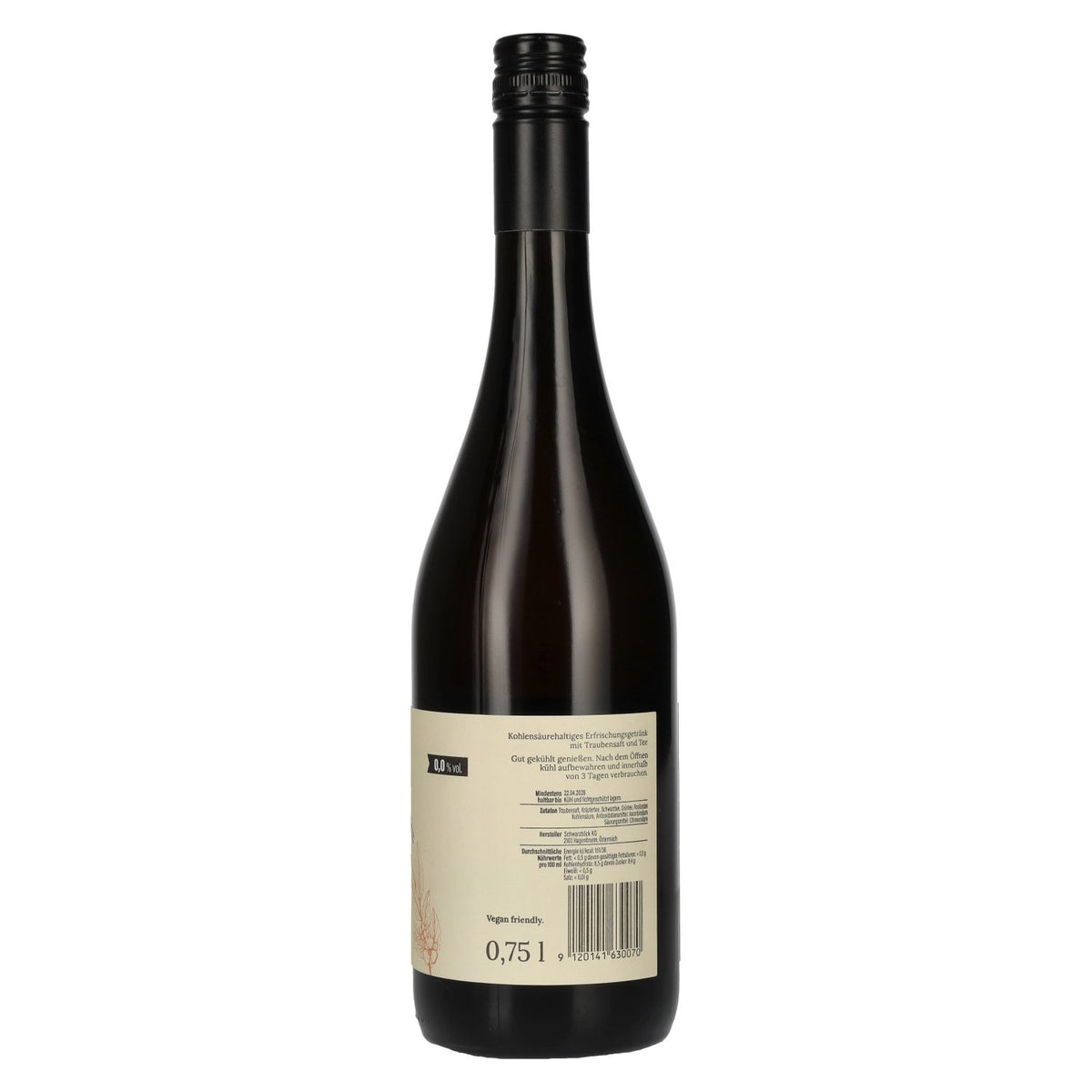 Schwarzböck Null Bock Null Alkohol Sparkling Rosé 0.75l