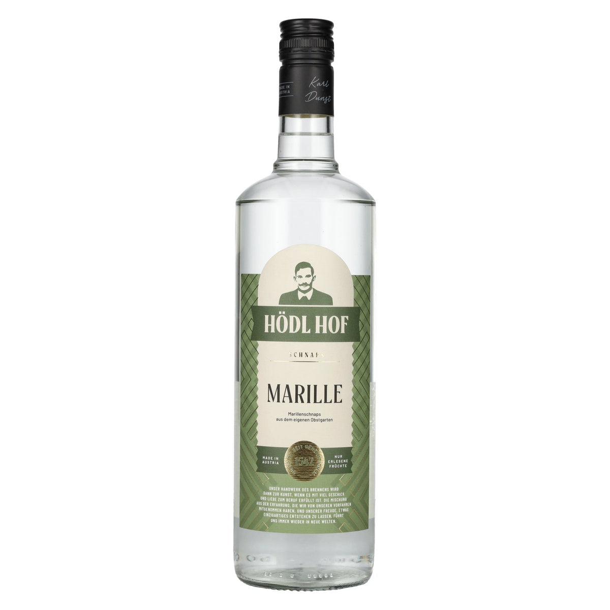 Hödl Hof MARILLE Eau-de-vie d'abricot 38 % vol. 1 l