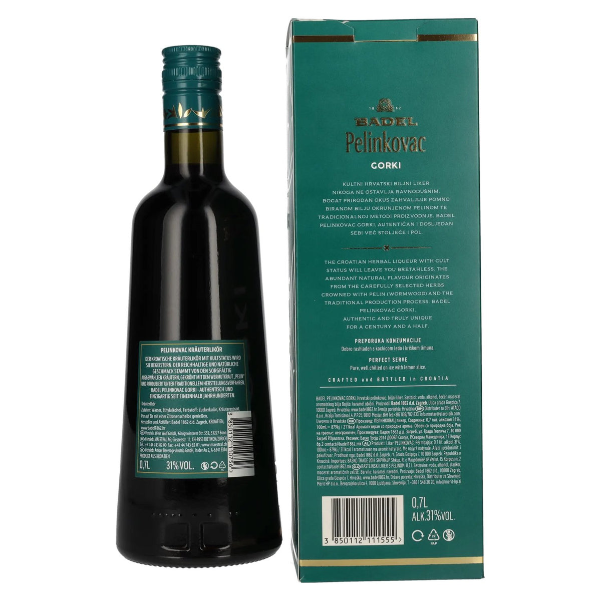 Badel Pelinkovac GORKI 31% Vol. 0,7l in Geschenkbox