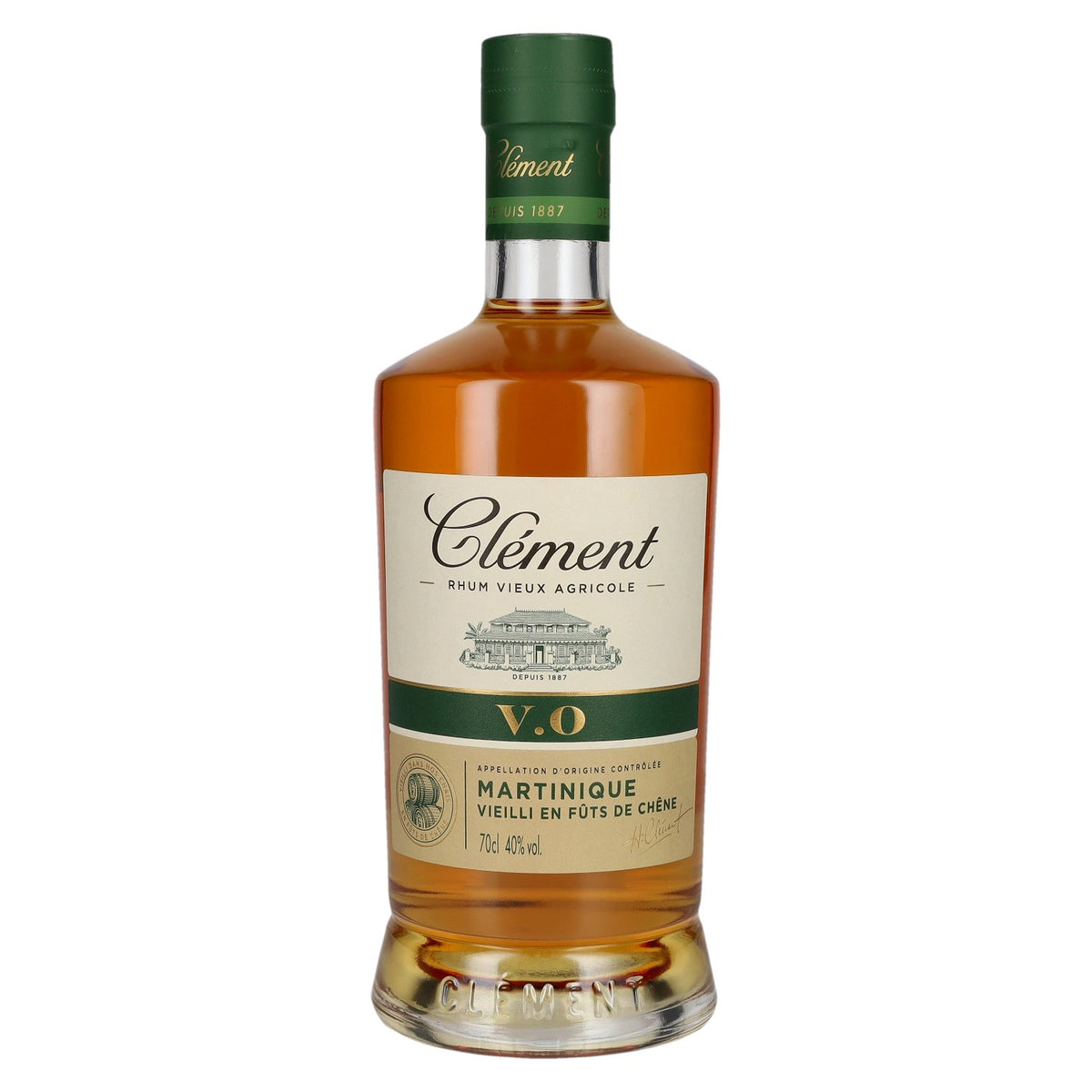 Clément Vieux Agricole V.O. Martinique 40% vol. 0.7 l Green Label