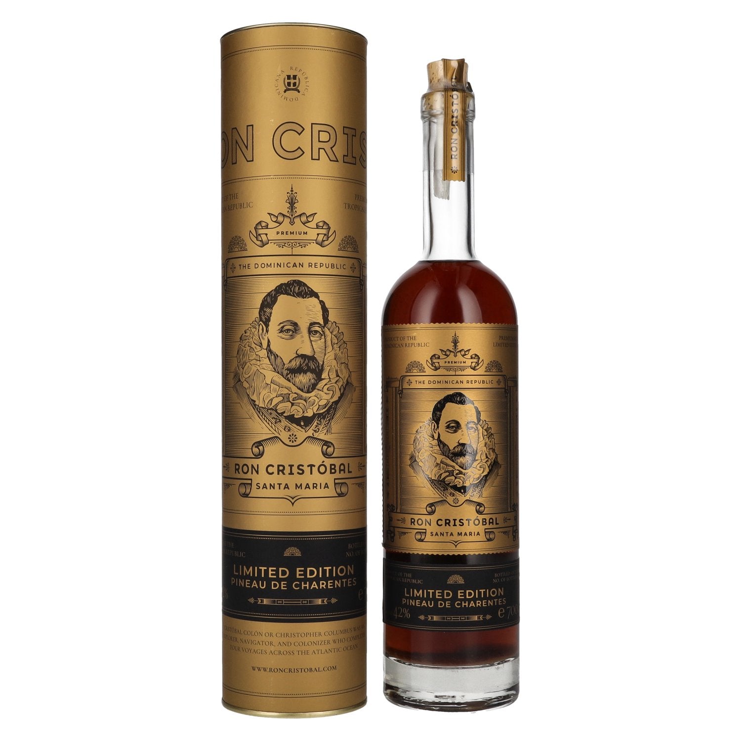 Ron Cristóbal Santa Maria Pineau de Charentes Limited Edition 42% Vol. 0,7l in Geschenkbox