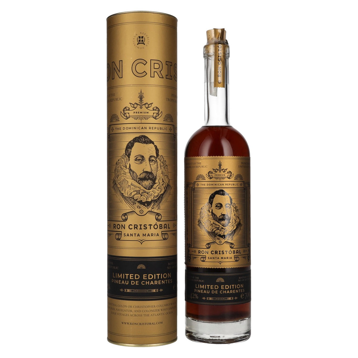 Ron Cristóbal Santa Maria Pineau de Charentes Limited Edition 42% Vol. 0,7l in Geschenkbox