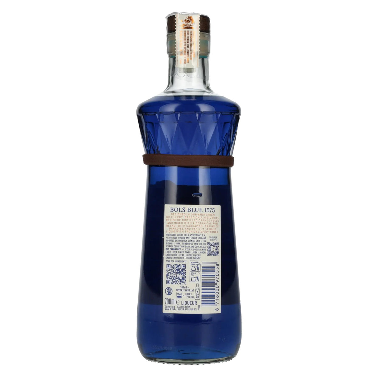 Bols 1575 Blue Curaçao-likeur 29,5% vol. 0,7 l