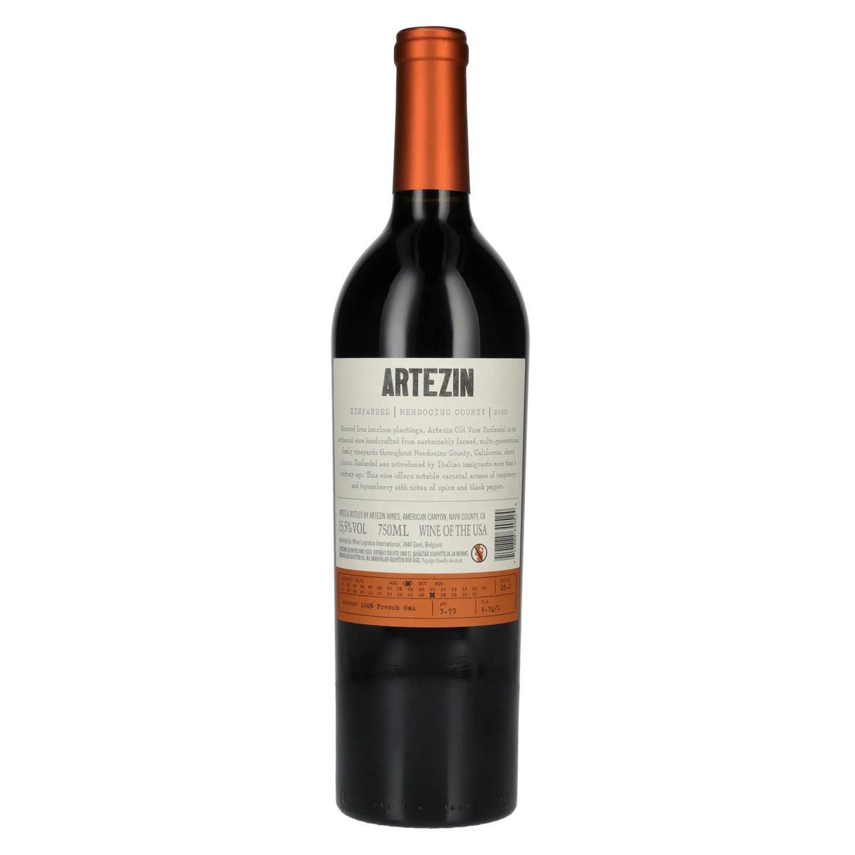 Artezin Zinfandel 2020 15,5 % vol. 0,75 l