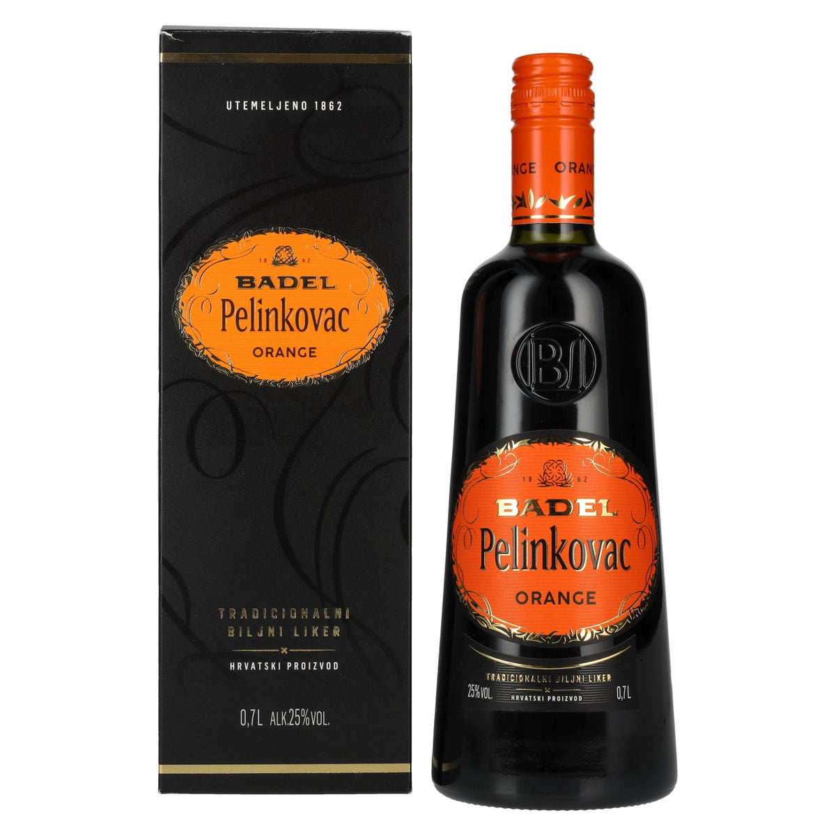 Badel Pelinkovac ORANGE 25% Vol. 0,7l in Geschenkbox