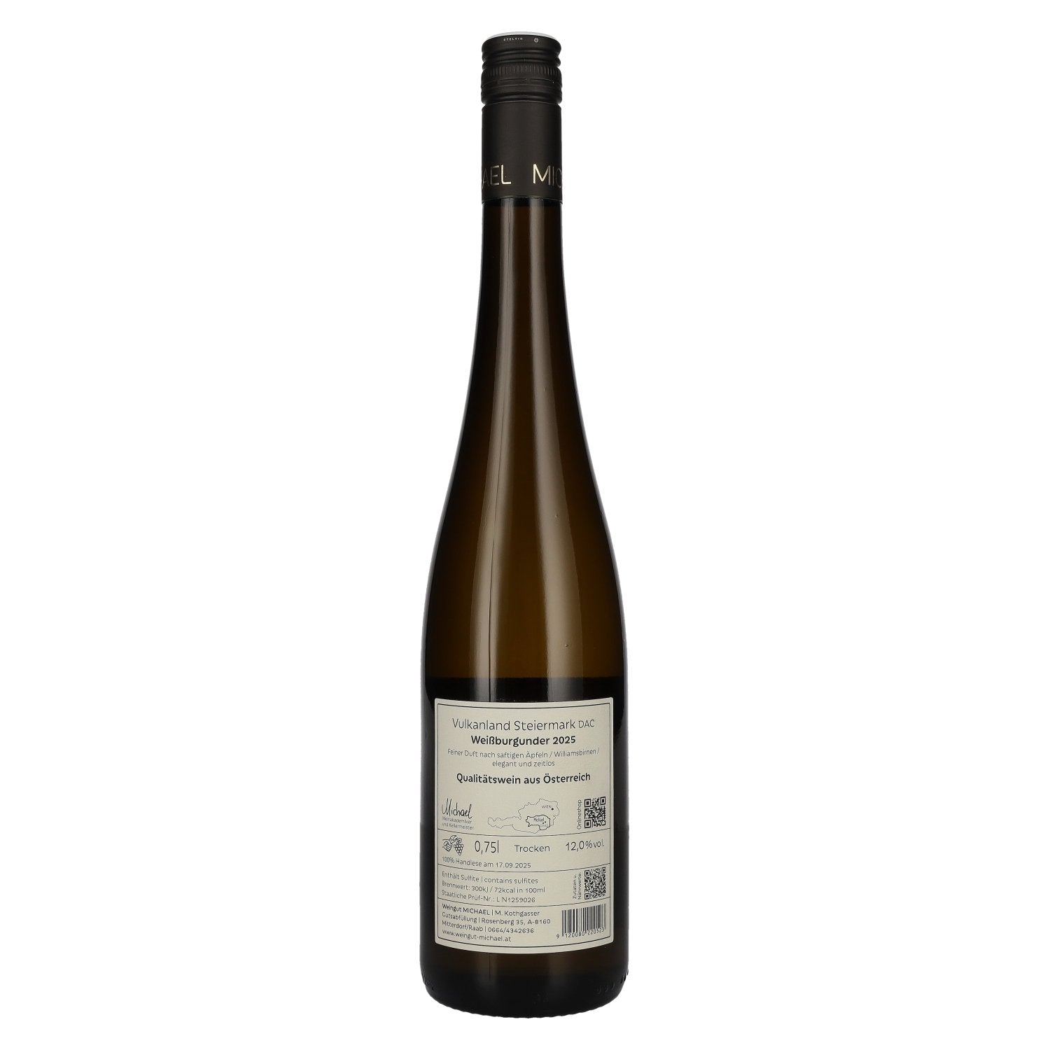 MICHAEL Pinot blanc Vulkanland Styrie DAC 2025 12 % vol. 0,75 l