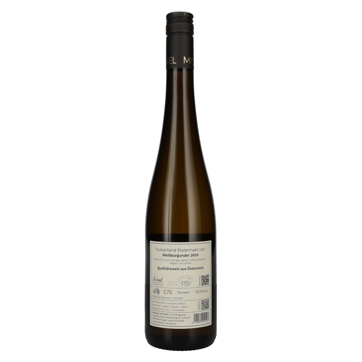 MICHAEL Weißburgunder Vulkanland Steiermark DAC 2025 12% vol. 0,75 l