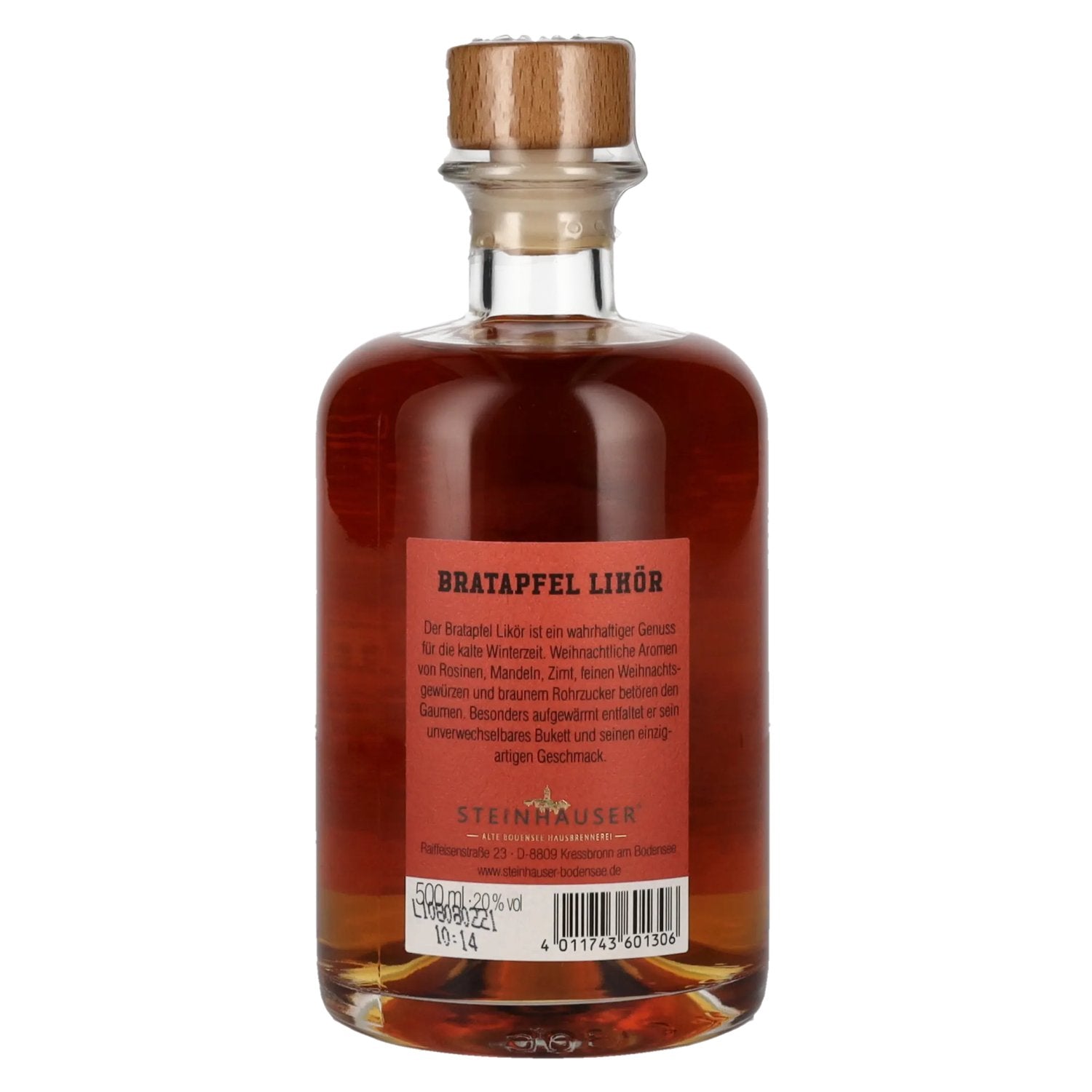 Steinhauser BRATAPFEL Likör 20% Vol. 0,5l