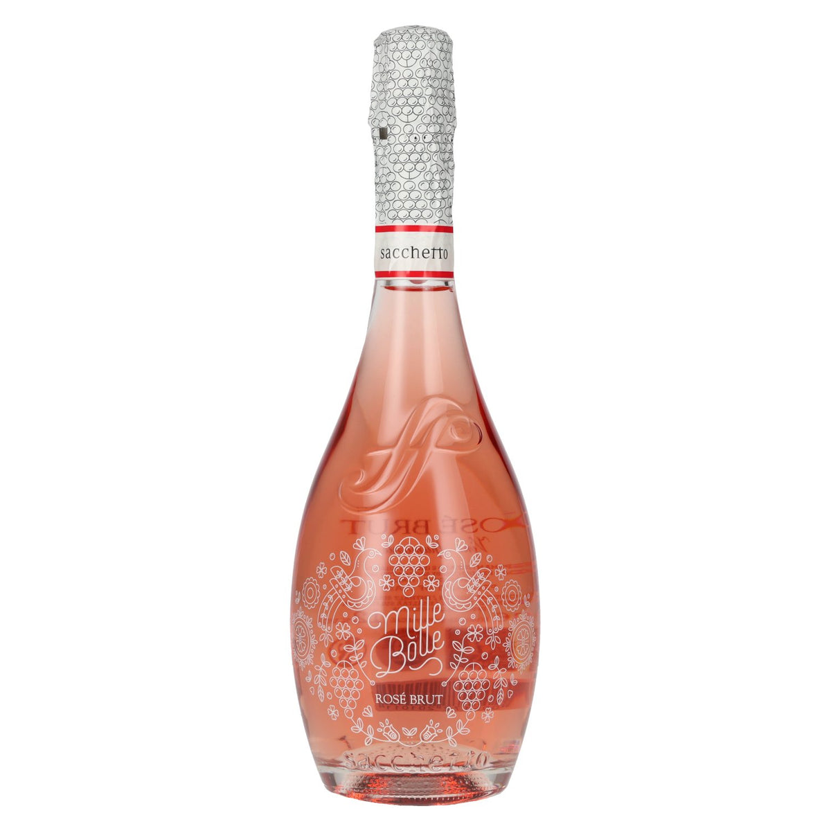 Sacchetto Spumante Mille Bolle Rosé Brut 12% ABV 0.75l
