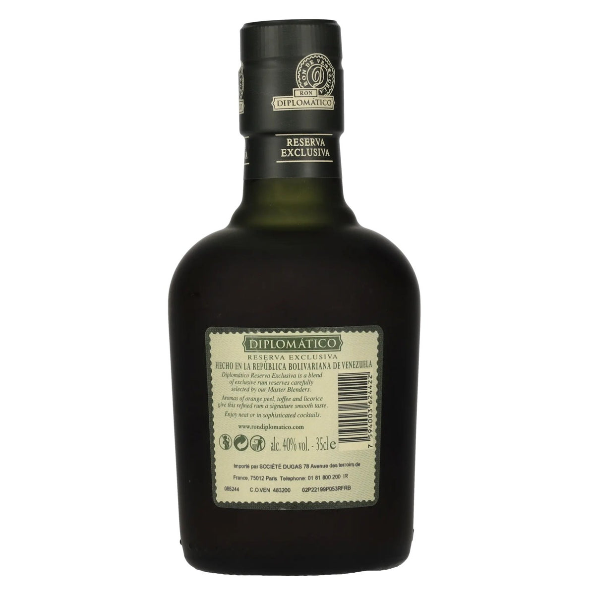 Diplomático RESERVA EXCLUSIVA Rhum vieilli 40 % vol. 0,35 l