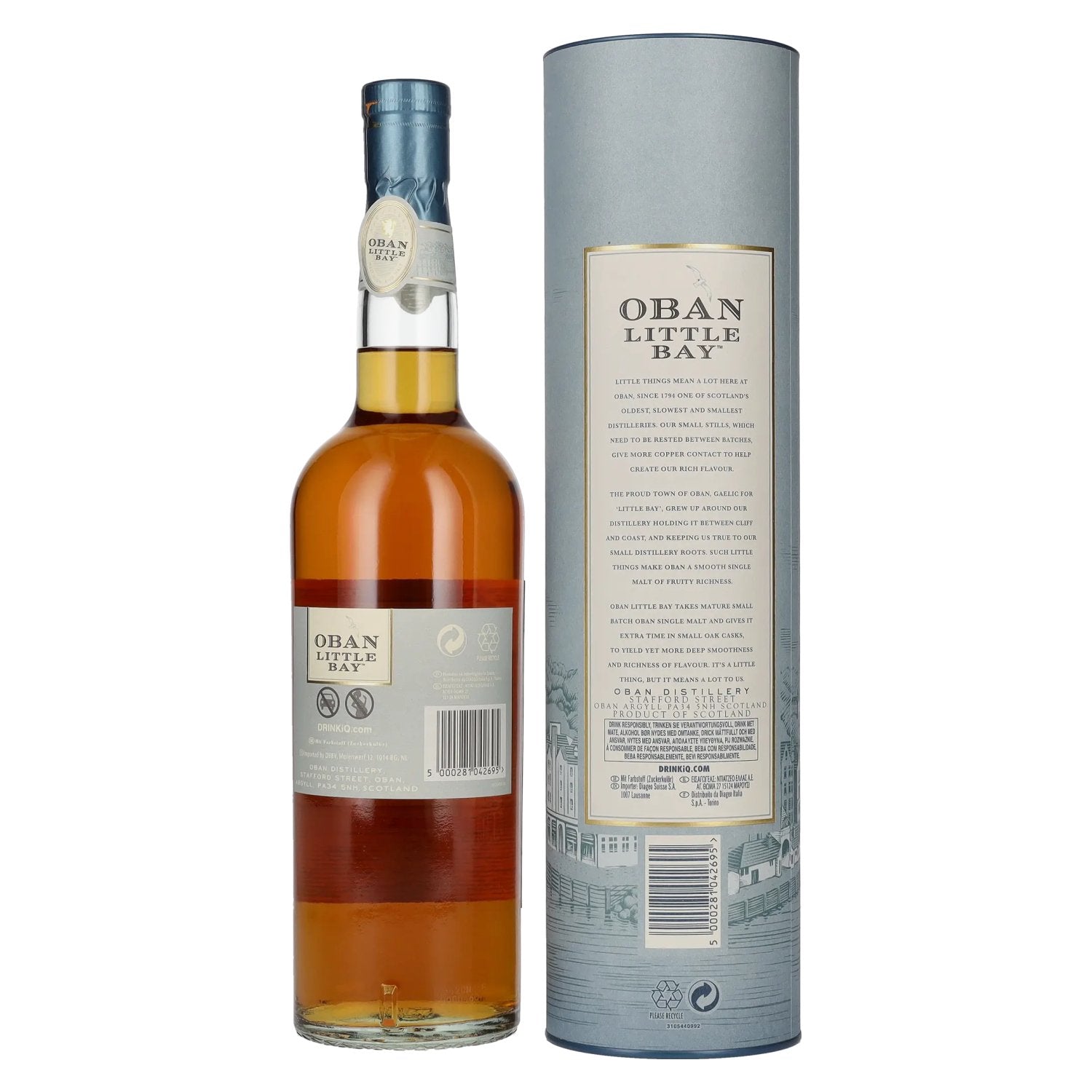 Oban Little Bay Single Malt Scotch Whisky Small Cask 43% Vol. 0,7l in gift box